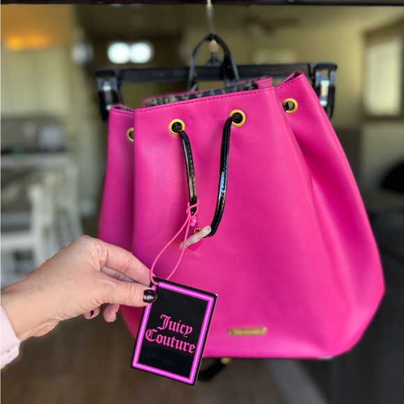 Juicy Couture Pink Backpack Purse | New with Tags - Picture 1 of 10